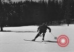 Image of skiing United States USA, 1942, second 62 stock footage video 65675076397