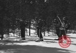 Image of skiing United States USA, 1942, second 20 stock footage video 65675076398