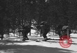 Image of skiing United States USA, 1942, second 30 stock footage video 65675076398