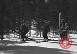 Image of skiing United States USA, 1942, second 35 stock footage video 65675076398