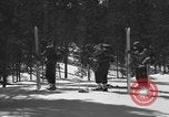 Image of skiing United States USA, 1942, second 37 stock footage video 65675076398