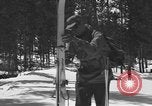 Image of skiing United States USA, 1942, second 60 stock footage video 65675076398