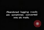Image of Civilian Conservation Corps creating skiing and hiking trails New Hampshire United States USA, 1934, second 28 stock footage video 65675076411
