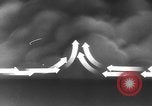 Image of Sketch of forecast hurricane track Caribbean, 1951, second 6 stock footage video 65675076422