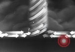 Image of Sketch of forecast hurricane track Caribbean, 1951, second 16 stock footage video 65675076422