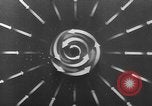 Image of Sketch of forecast hurricane track Caribbean, 1951, second 21 stock footage video 65675076422