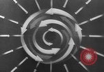 Image of Sketch of forecast hurricane track Caribbean, 1951, second 24 stock footage video 65675076422