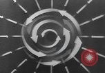 Image of Sketch of forecast hurricane track Caribbean, 1951, second 25 stock footage video 65675076422