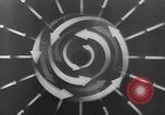Image of Sketch of forecast hurricane track Caribbean, 1951, second 26 stock footage video 65675076422