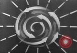 Image of Sketch of forecast hurricane track Caribbean, 1951, second 28 stock footage video 65675076422