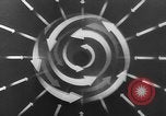 Image of Sketch of forecast hurricane track Caribbean, 1951, second 31 stock footage video 65675076422