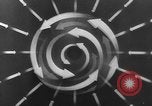 Image of Sketch of forecast hurricane track Caribbean, 1951, second 33 stock footage video 65675076422