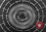 Image of Sketch of forecast hurricane track Caribbean, 1951, second 43 stock footage video 65675076422