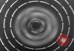 Image of Sketch of forecast hurricane track Caribbean, 1951, second 46 stock footage video 65675076422