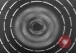 Image of Sketch of forecast hurricane track Caribbean, 1951, second 51 stock footage video 65675076422