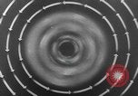 Image of Sketch of forecast hurricane track Caribbean, 1951, second 53 stock footage video 65675076422