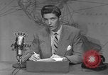 Image of WTVJ television station weather report Miami Florida USA, 1951, second 52 stock footage video 65675076426