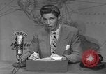 Image of WTVJ television station weather report Miami Florida USA, 1951, second 55 stock footage video 65675076426