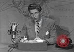 Image of WTVJ television station weather report Miami Florida USA, 1951, second 57 stock footage video 65675076426
