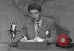 Image of WTVJ television station weather report Miami Florida USA, 1951, second 59 stock footage video 65675076426