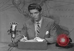 Image of WTVJ television station weather report Miami Florida USA, 1951, second 60 stock footage video 65675076426