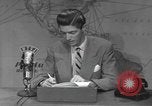 Image of WTVJ television station weather report Miami Florida USA, 1951, second 61 stock footage video 65675076426