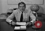 Image of Enactment of weather broadcast Bermuda, 1955, second 31 stock footage video 65675076447