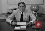 Image of Enactment of weather broadcast Bermuda, 1955, second 34 stock footage video 65675076447