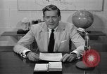 Image of Enactment of weather broadcast Bermuda, 1955, second 45 stock footage video 65675076447