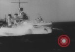 Image of US Naval warships in stormy seas United States USA, 1961, second 13 stock footage video 65675076450