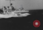 Image of US Naval warships in stormy seas United States USA, 1961, second 14 stock footage video 65675076450