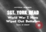 Image of Sergeant Alvin York United States USA, 1964, second 5 stock footage video 65675076465