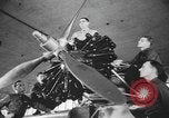 Image of U.S. flying cadets learn about airplane systems and parts Texas USA, 1940, second 3 stock footage video 65675076483