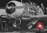 Image of U.S. flying cadets learn about airplane systems and parts Texas USA, 1940, second 54 stock footage video 65675076483