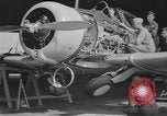Image of U.S. flying cadets learn about airplane systems and parts Texas USA, 1940, second 57 stock footage video 65675076483