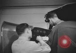 Image of U.S. flying cadet learning instrument flying in a Link trainer Texas USA, 1940, second 38 stock footage video 65675076484