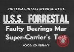 Image of USS Forrestal Newport News Virginia USA, 1955, second 16 stock footage video 65675076485