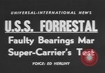 Image of USS Forrestal Newport News Virginia USA, 1955, second 17 stock footage video 65675076485