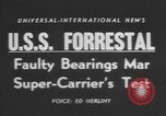 Image of USS Forrestal Newport News Virginia USA, 1955, second 19 stock footage video 65675076485