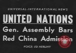 Standbild der Generalversammlung der Vereinten Nationen New York City USA, 1954, aus Sekunde 1 historischem Filmmaterial Videoclip 65675076501