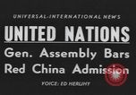 Standbild der Generalversammlung der Vereinten Nationen New York City USA, 1954, aus Sekunde 5 historischem Filmmaterial Videoclip 65675076501