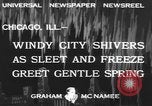 Standbild ice Storm Chicago Illinois USA, 1933, aus Sekunde 6 historischem Filmmaterial Videoclip 65675076527