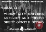 Standbild ice Storm Chicago Illinois USA, 1933, aus Sekunde 7 historischem Filmmaterial Videoclip 65675076527