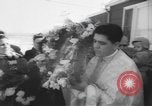 Image of icon of Virgin Mary enshrined in St. Paul Cathedral Long Island New York USA, 1960, second 14 stock footage video 65675076542