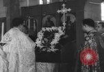 Image of icon of Virgin Mary enshrined in St. Paul Cathedral Long Island New York USA, 1960, second 45 stock footage video 65675076542