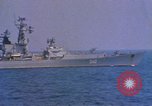 Image of Soviet Kresta Class I guided missile cruiser Mediterranean Sea, 1966, second 7 stock footage video 65675076550