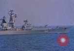 Image of Soviet Kresta Class I guided missile cruiser Mediterranean Sea, 1966, second 10 stock footage video 65675076550