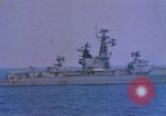 Image of Soviet Kresta Class I guided missile cruiser Mediterranean Sea, 1966, second 22 stock footage video 65675076550