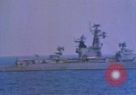 Image of Soviet Kresta Class I guided missile cruiser Mediterranean Sea, 1966, second 23 stock footage video 65675076550