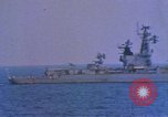 Image of Soviet Kresta Class I guided missile cruiser Mediterranean Sea, 1966, second 25 stock footage video 65675076550